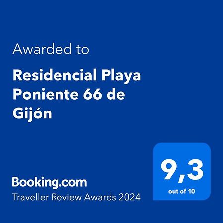 Residencial Playa Poniente 66 De Gijonアパートメント エクステリア 写真