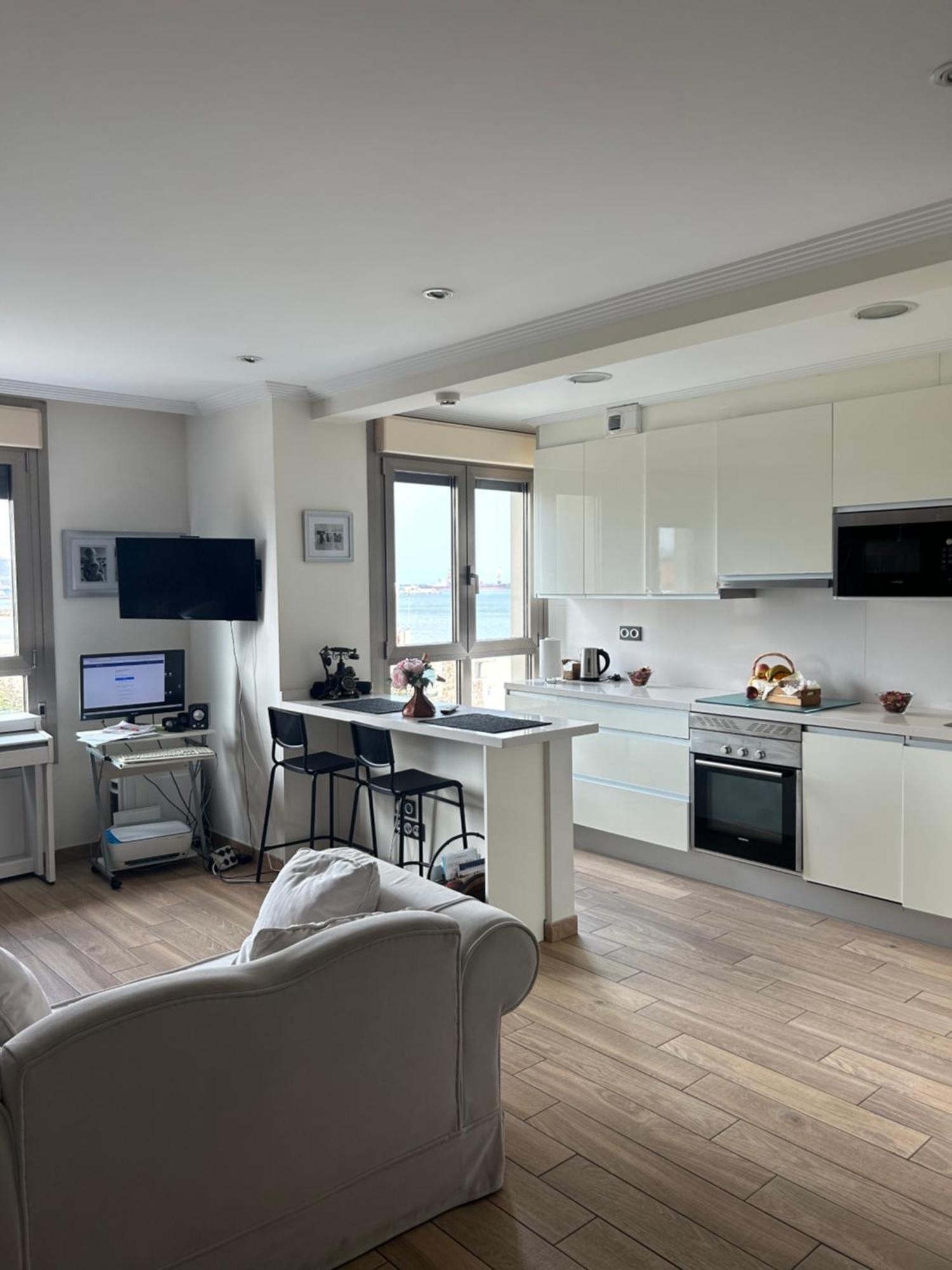 Residencial Playa Poniente 66 De Gijonアパートメント エクステリア 写真